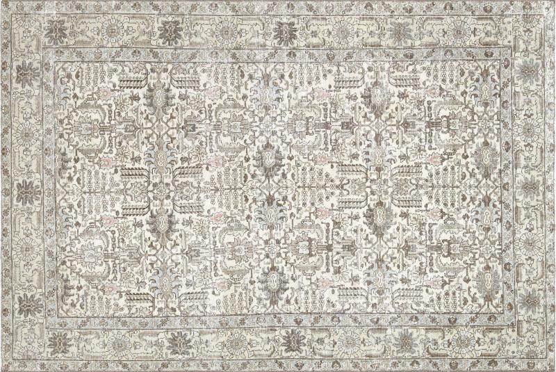 Semi Antique Persian Tabriz Rug 63 x 95 