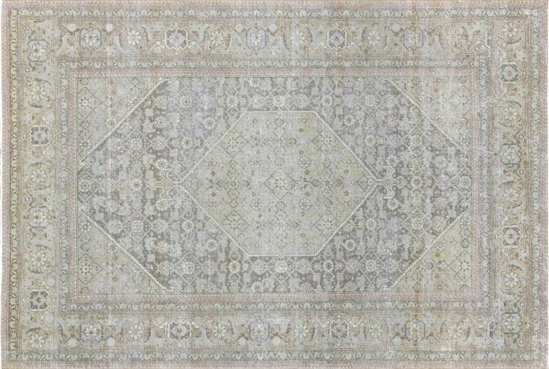 Semi Antique Persian Tabriz Rug 64 x 94 