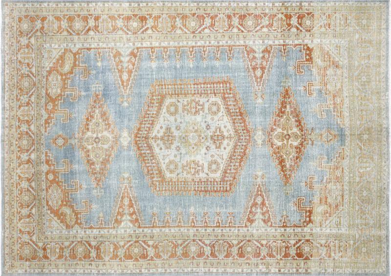 Semi Antique Persian Tabriz Rug 7 x 102 