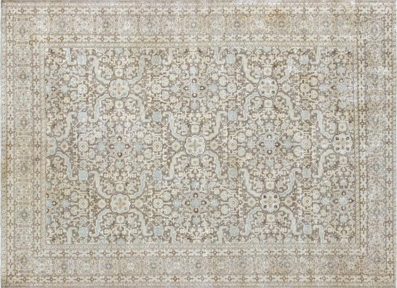 Semi Antique Persian Tabriz Rug 710 x 109 
