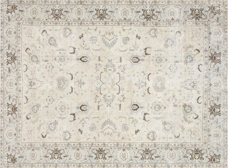 Semi Antique Persian Tabriz Rug 74 x 99 