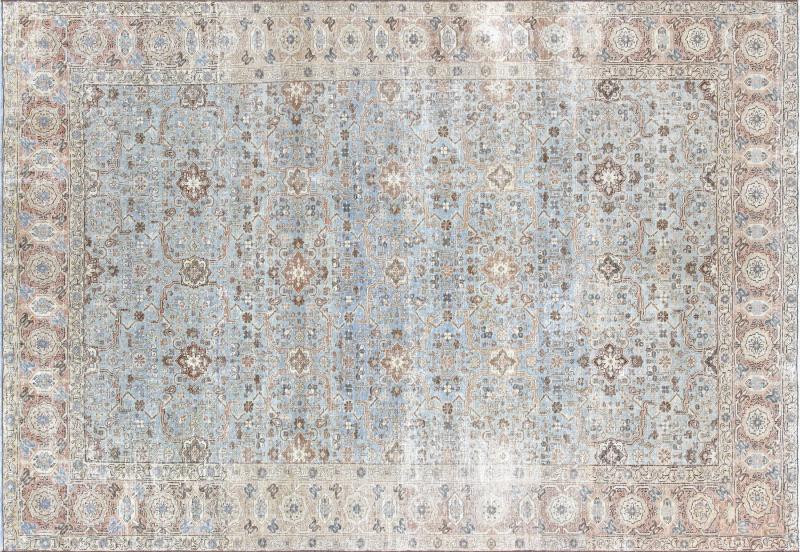 Semi Antique Persian Tabriz Rug 76 x 1010 
