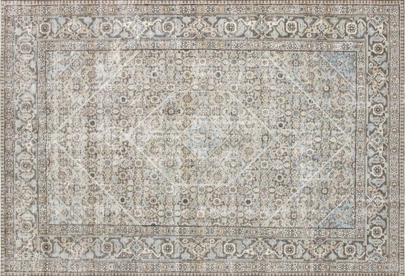 Semi Antique Persian Tabriz Rug 77 x 112 