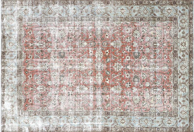 Semi Antique Persian Tabriz Rug 79 x 114 
