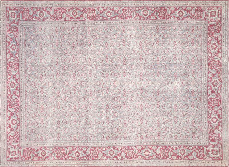 Semi Antique Persian Tabriz Rug 81 x 110 