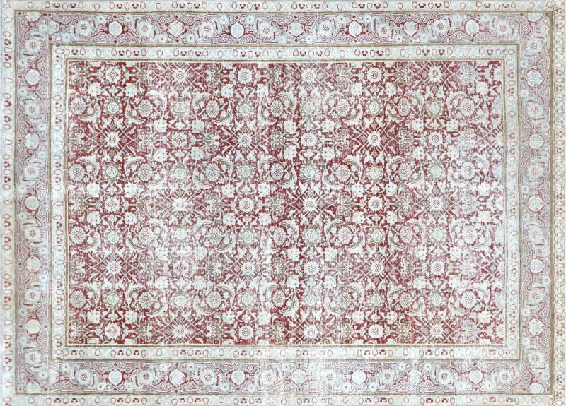 Semi Antique Persian Tabriz Rug 83 x 114 