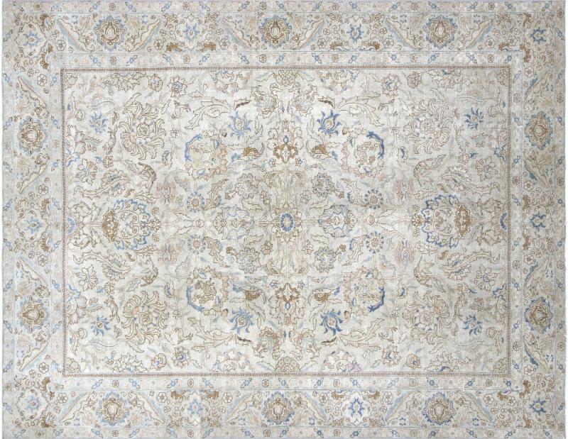 Semi Antique Persian Tabriz Rug 85 x 1011 