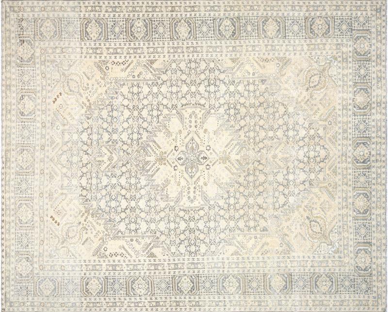 Semi Antique Persian Tabriz Rug 85 x 105 