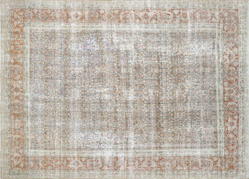 Semi Antique Persian Tabriz Rug 86 x 1111 