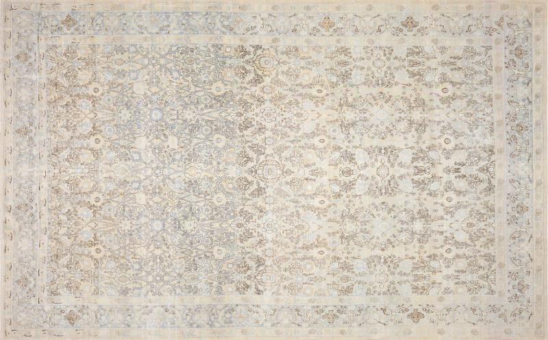 Semi Antique Persian Tabriz Rug 89 x 141 