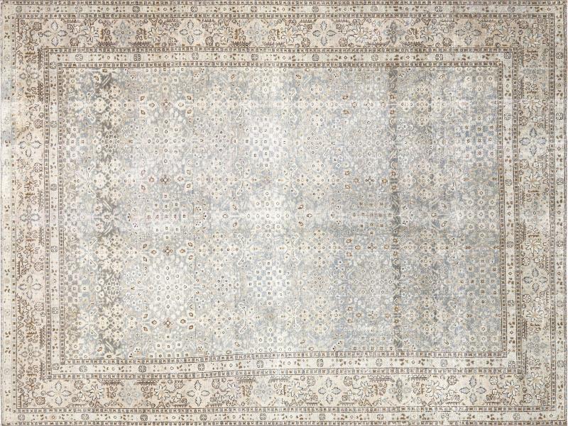 Semi Antique Persian Tabriz Rug 90 x 120 