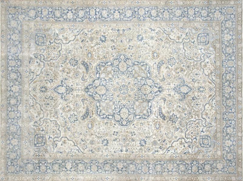Semi Antique Persian Tabriz Rug 91 x 121 