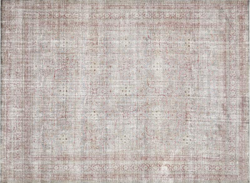 Semi Antique Persian Tabriz Rug 94 x 128 