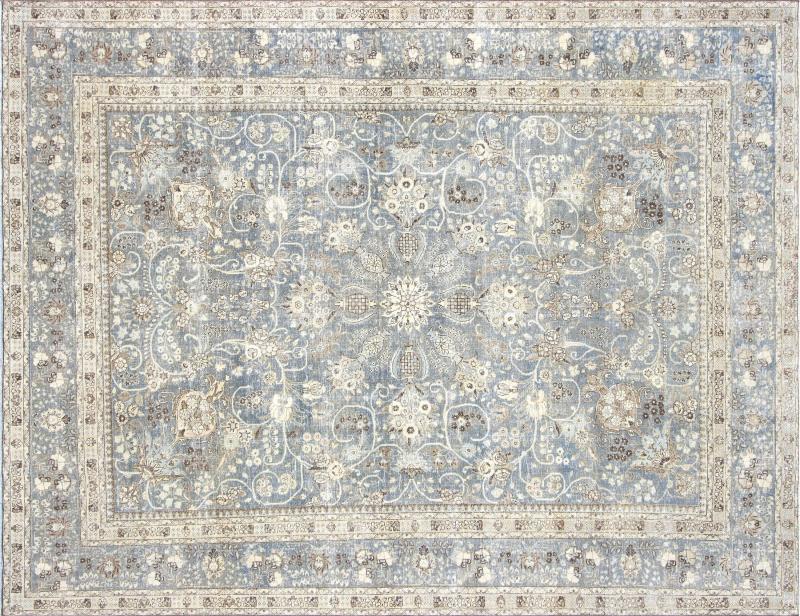Semi Antique Persian Tabriz Rug 95 x 122 