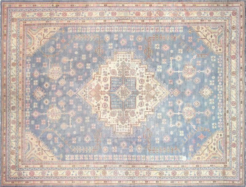 Semi Antique Turkish Oushak Rug 126 x 16