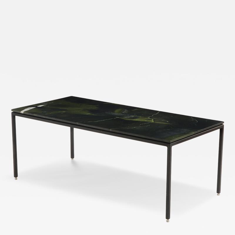 Sensational Contemporary Green Marble Table