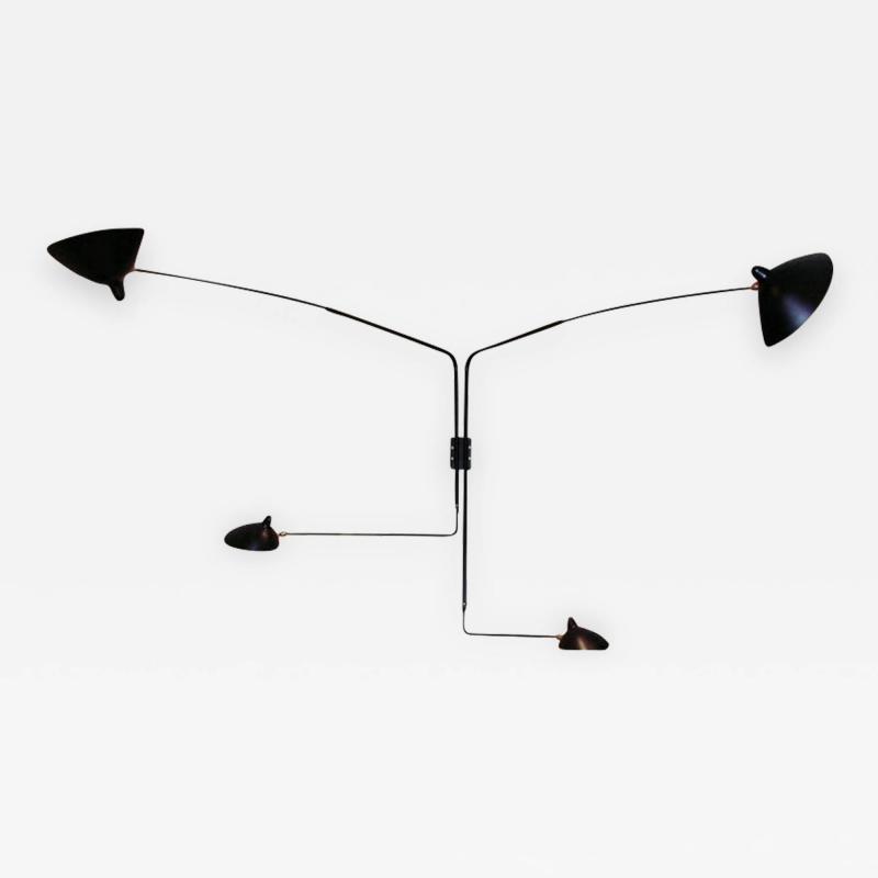 Serge Mouille Serge Mouille Black or White 4 Arm Rotating Sconce