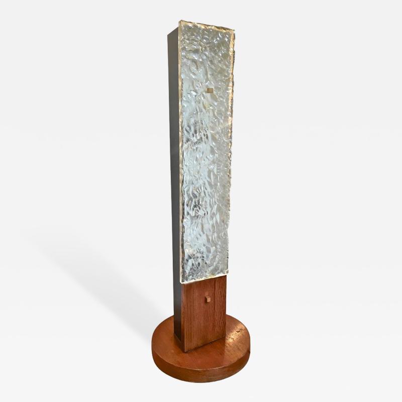 Serge Mouille Serge Mouille for Dallux Rare Standing Lamp in Etched Resin