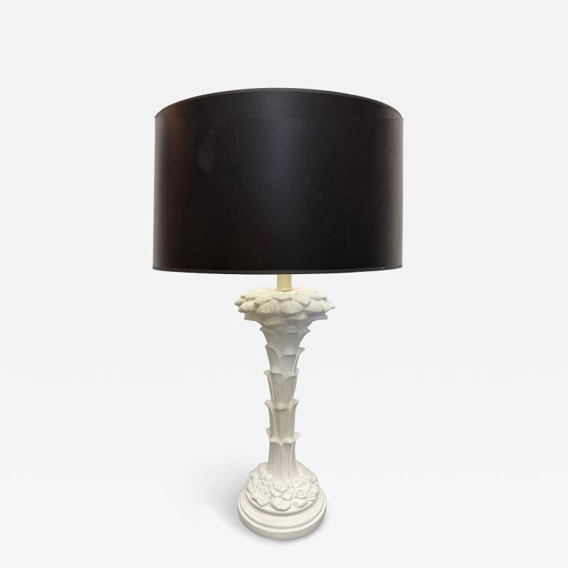 Serge Roche Large Hollywood Regency Palm Fronds Lamp in Serge Roche Style