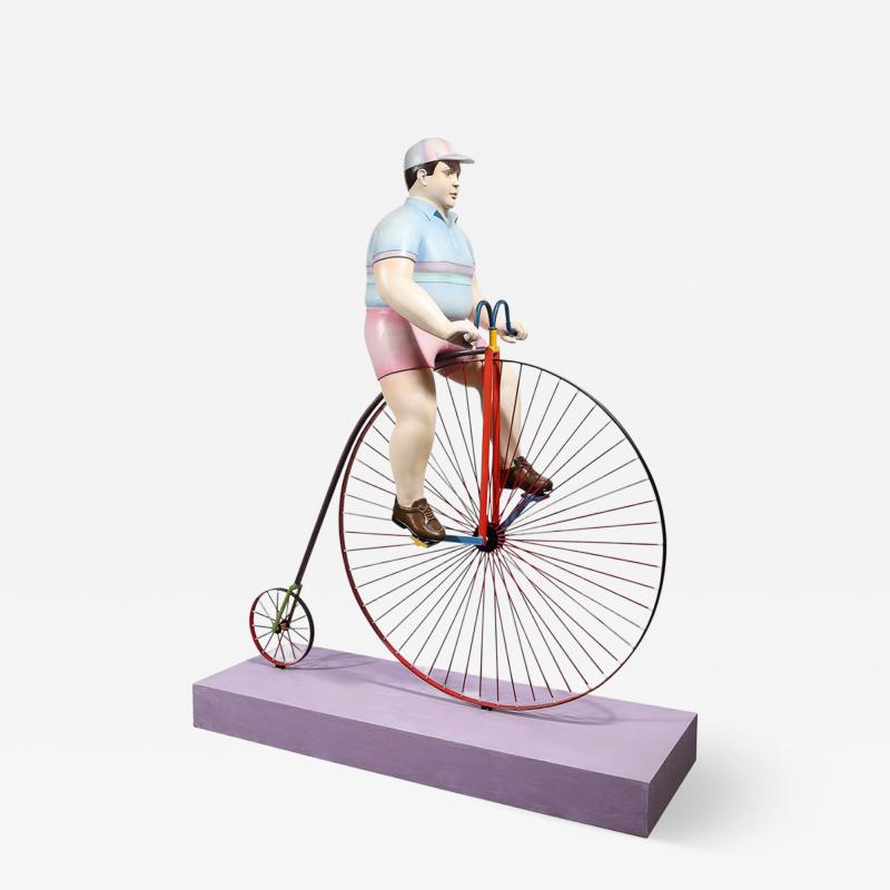 Sergio Bustamante Boy Riding A High Bicycle Edition 11 25 Documented Signed by Sergio Bustamante