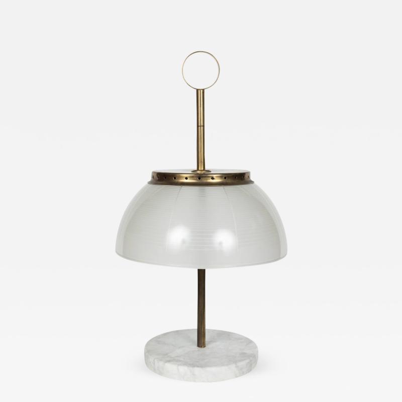 Sergio Mazza 1960s Sergio Mazza Brass and Marble Table Lamp for Artemide