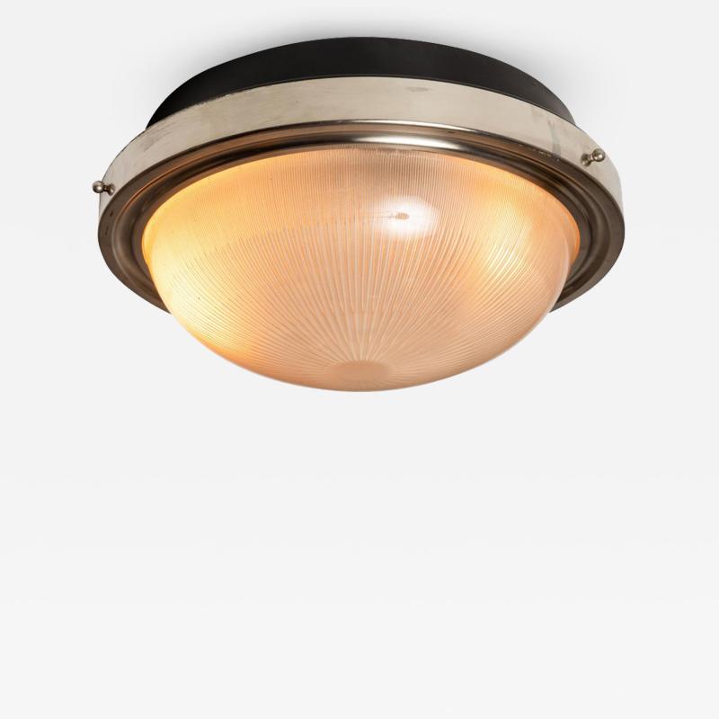 Sergio Mazza 1960s Sergio Mazza Nickeled Brass Ceiling or Wall Light for Artemide