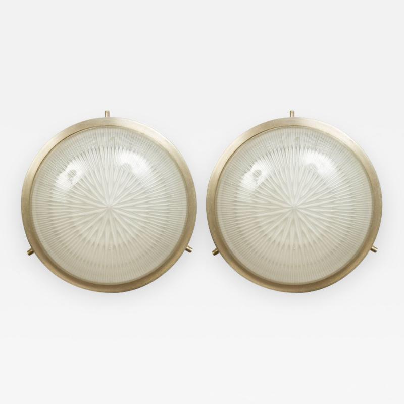 Sergio Mazza 1960s Sergio Mazza Petite Sigma Wall or Ceiling Light for Artemide