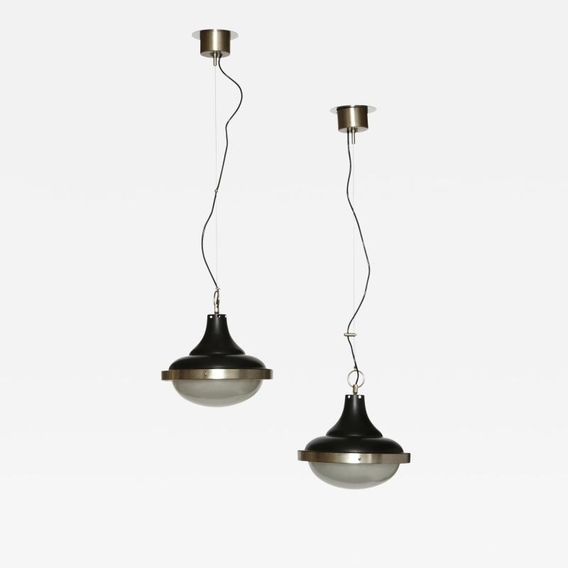 Sergio Mazza Sergio Mazza style ceiling pendants a pair