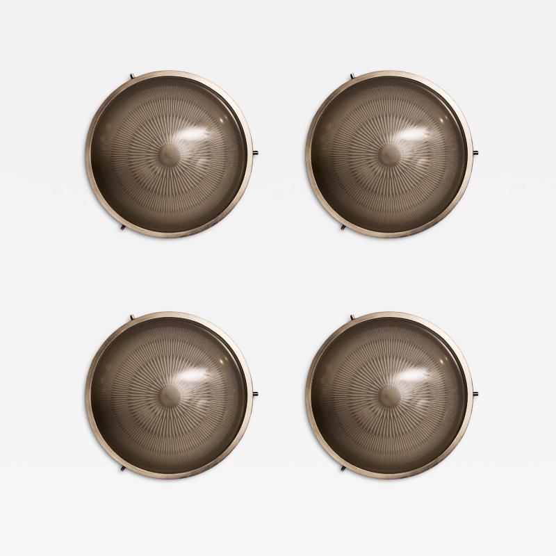 Sergio Mazza Set of Four Sigma Wall Sconces by Sergio Mazza for Artemide