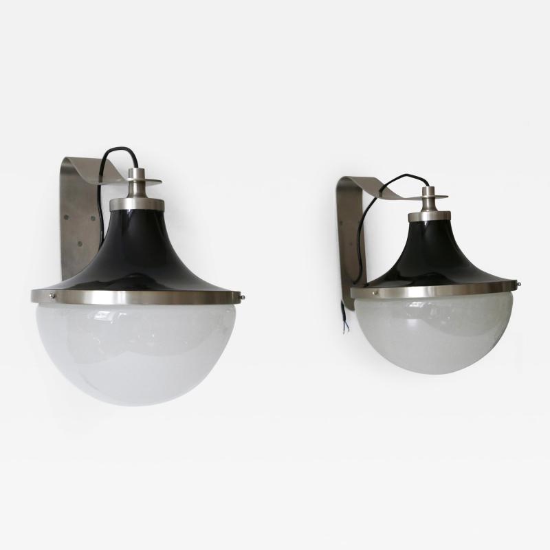 Sergio Mazza Set of Two Mid Century Modern Sconces Pi by Sergio Mazza for Artemide 1960s