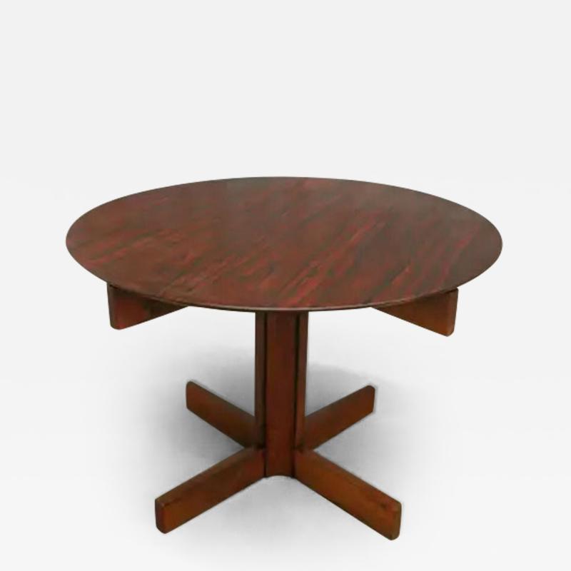 Sergio Rodrigues Mid Century Modern Dining Table in Hardwood by Sergio Rodrigues 1960 Brazil