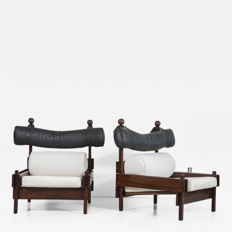 Sergio Rodrigues Pair of Tonico Series Chairs by Sergio Rodrigues for Meia Pateca