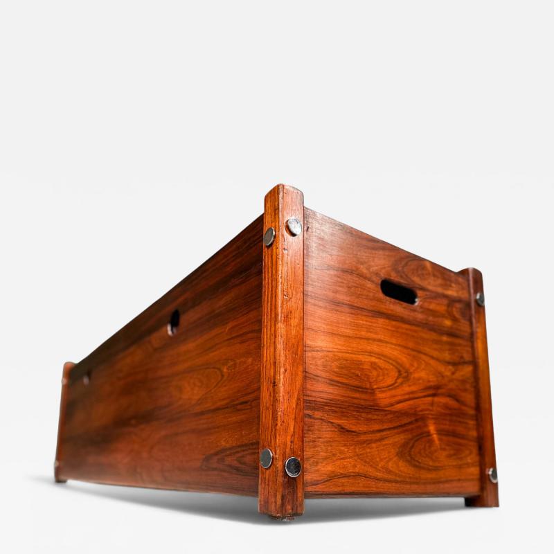 Sergio Rodrigues Sabara Trunk in Rosewood Sergio Rodrigues 1965s Lot 330A