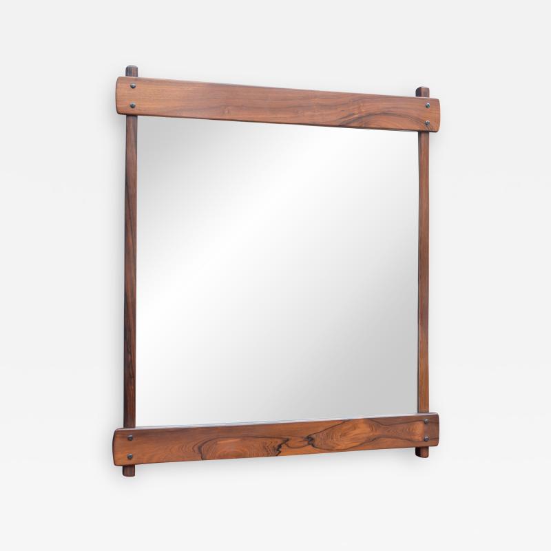 Sergio Rodrigues Sergio Rodrigues Rosewood Wall Mirror