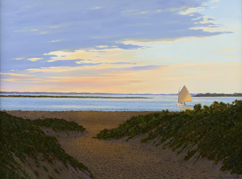 Sergio Roffo Sailing at Sunrise by Cotue Nantucket