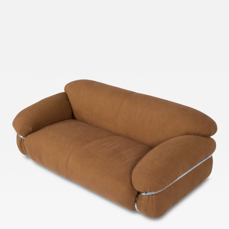 Sesann Sofa by Gianfranco Frattini for Cassina New Upholstery Italy 1970s
