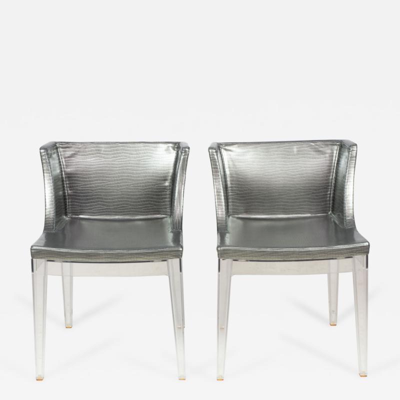 Set of 10 Contemporary Kartell Mademoiselle Dining Chairs