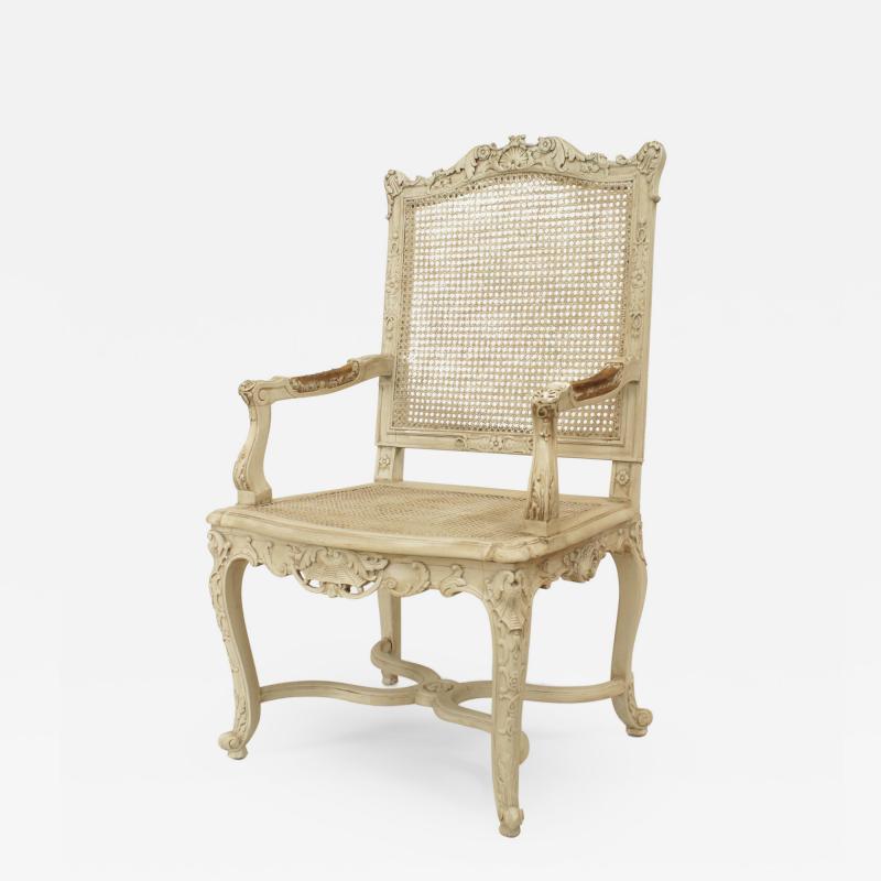 Set of 10 French Regence Carved Chairs