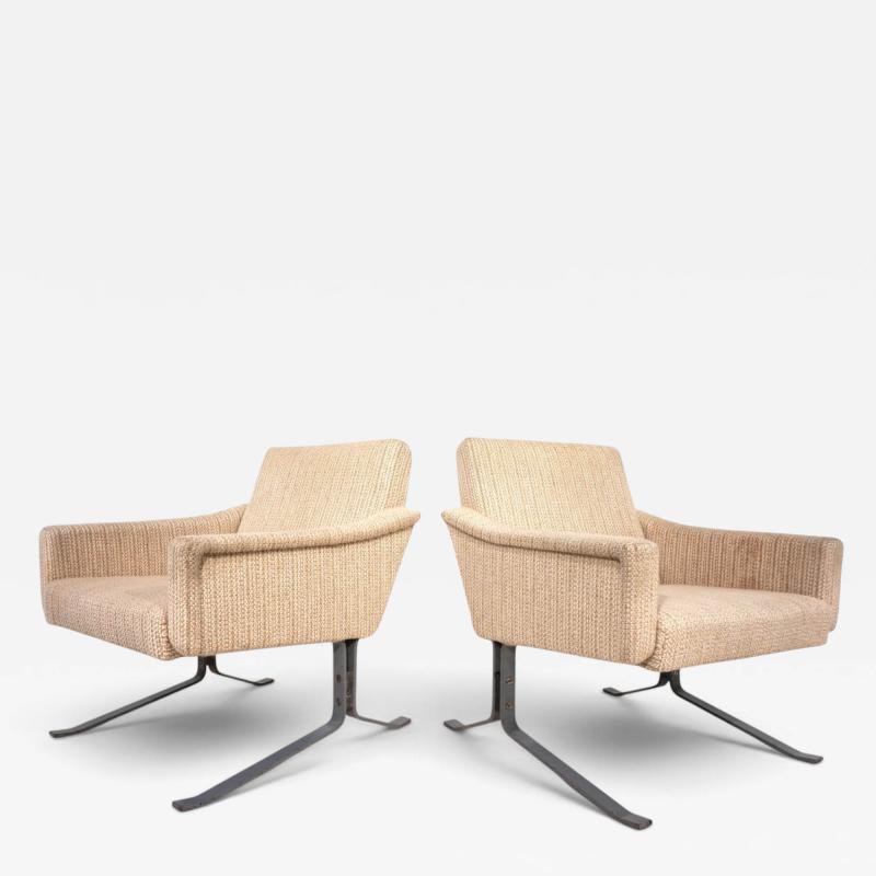 Set of 2 R hl cantilever lounge chairs 1960