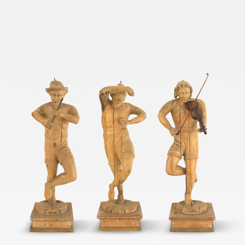 Set of 3 Italian Renaissance Musical Figures