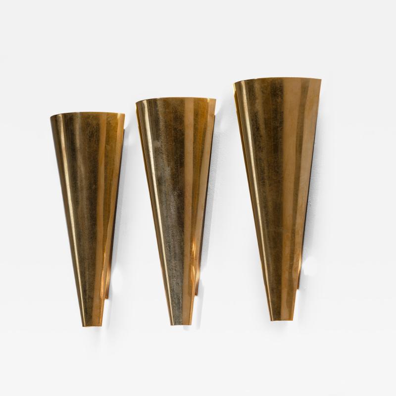 Set of 3 Italian wall lamps