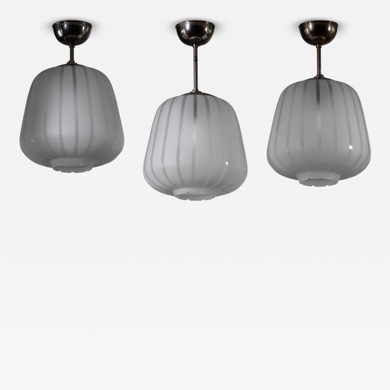 Set of 3 pendant lamps