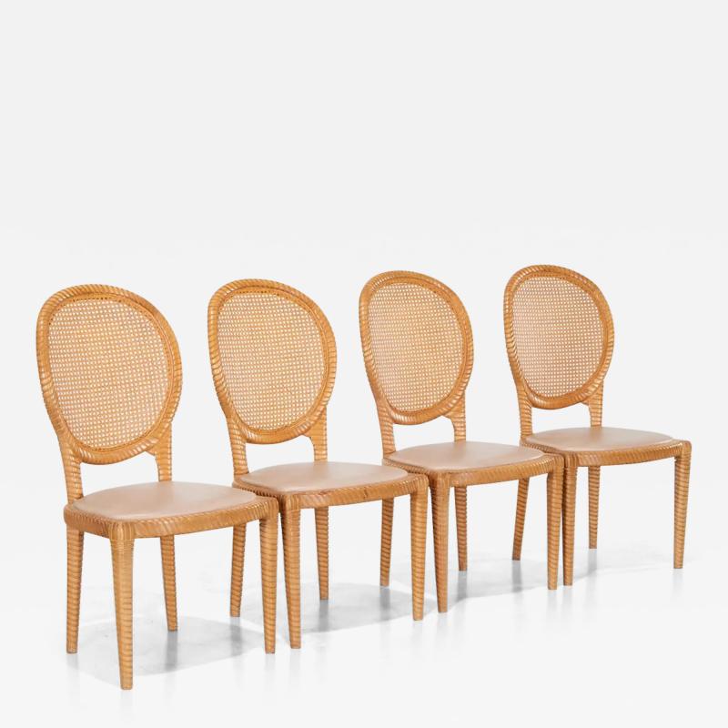 Set of 4 Balloon Back Chairs