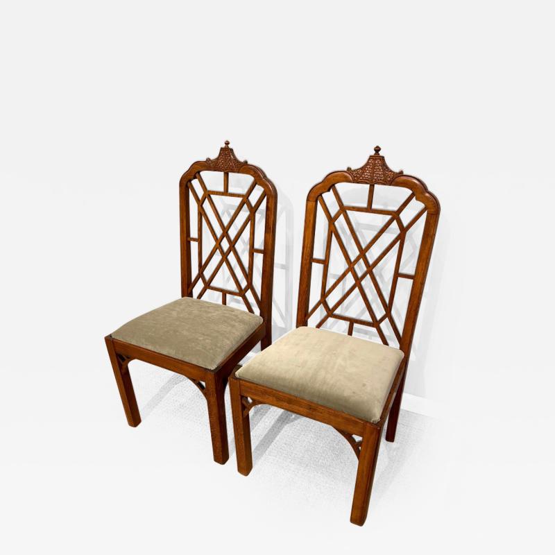 Set of 6 George III Style Mahogany Side Chairs