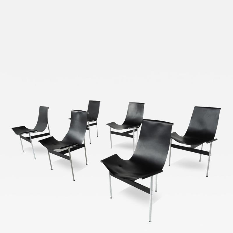 Set of 6 T Chairs by Douglas Kelly Ross Littell and William Katavolos 1950s
