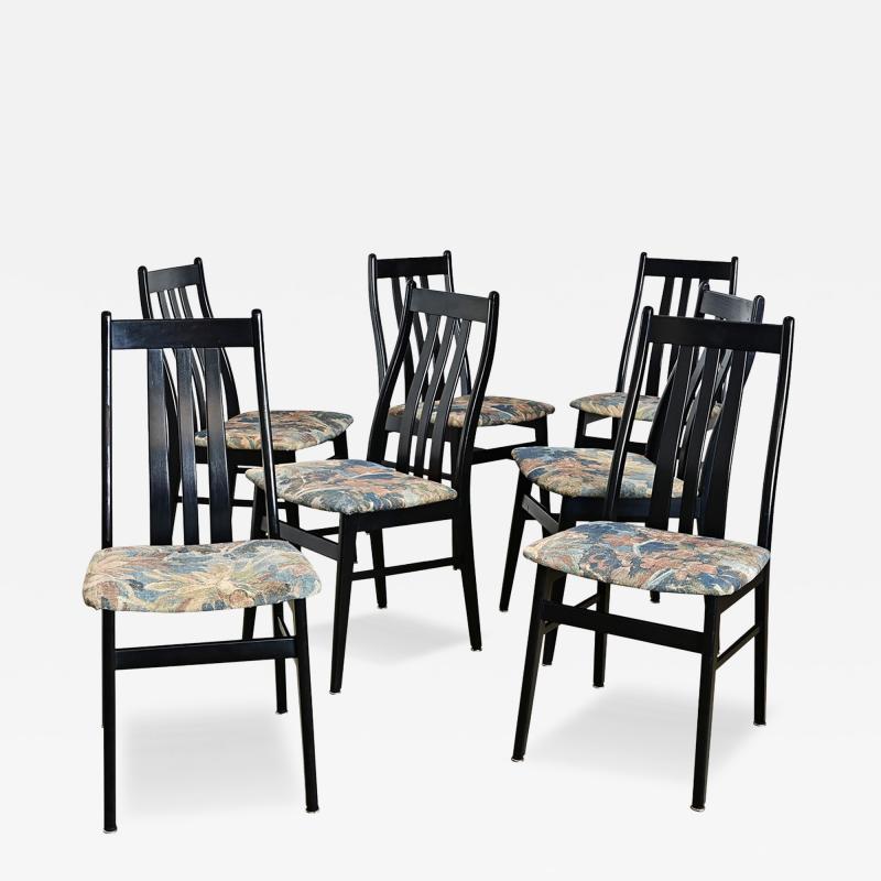 Set of 7 Mid Century Chairs from Denmark