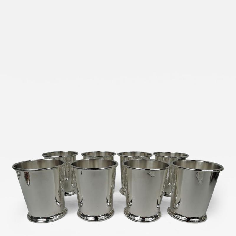 Set of 8 American Sterling Silver Mint Juleps