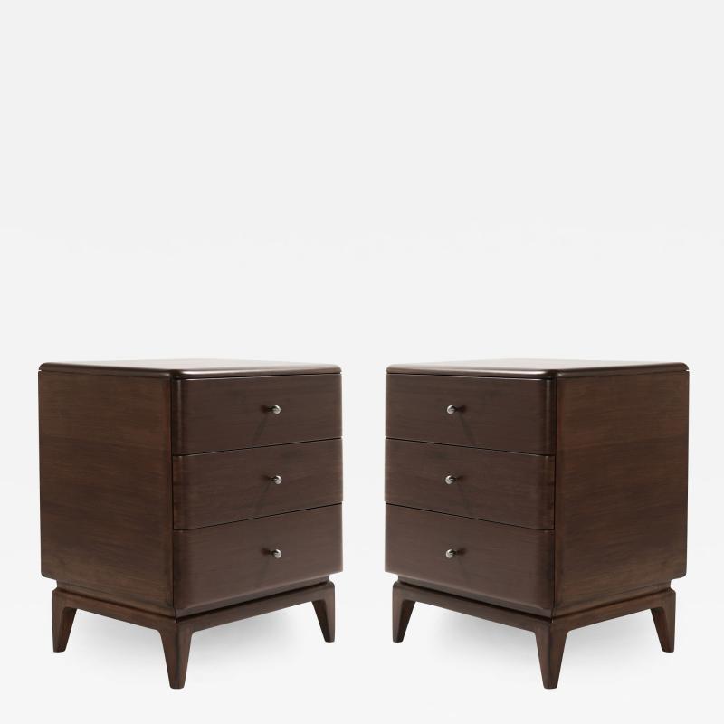 Set of Bedside Tables by Heywood Wakefield 1950s