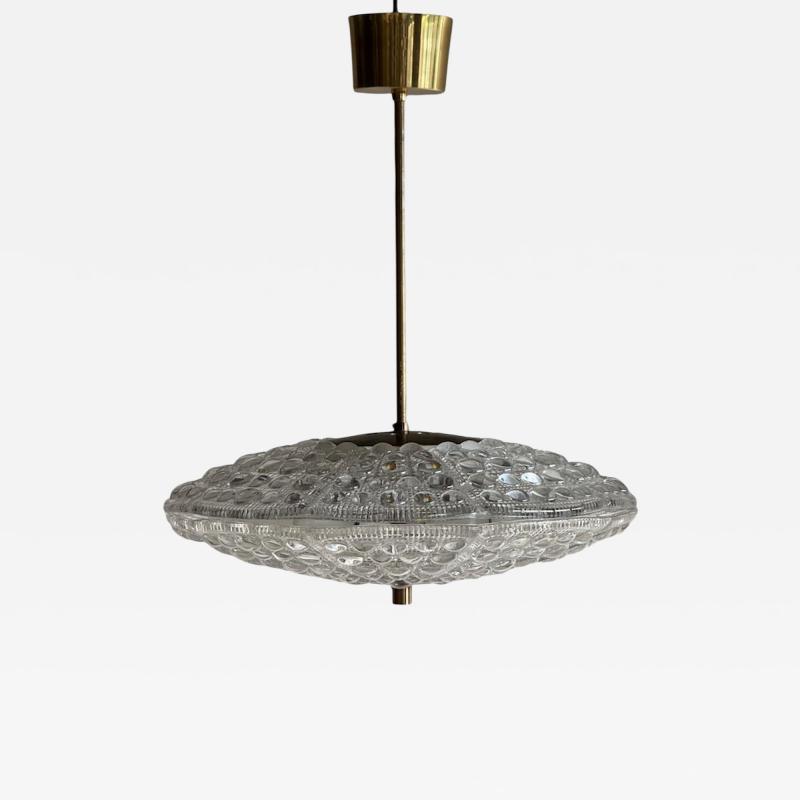Set of Carl Fagerlund for Orrefors Pendant Light for Lyfa Denmark 1960s