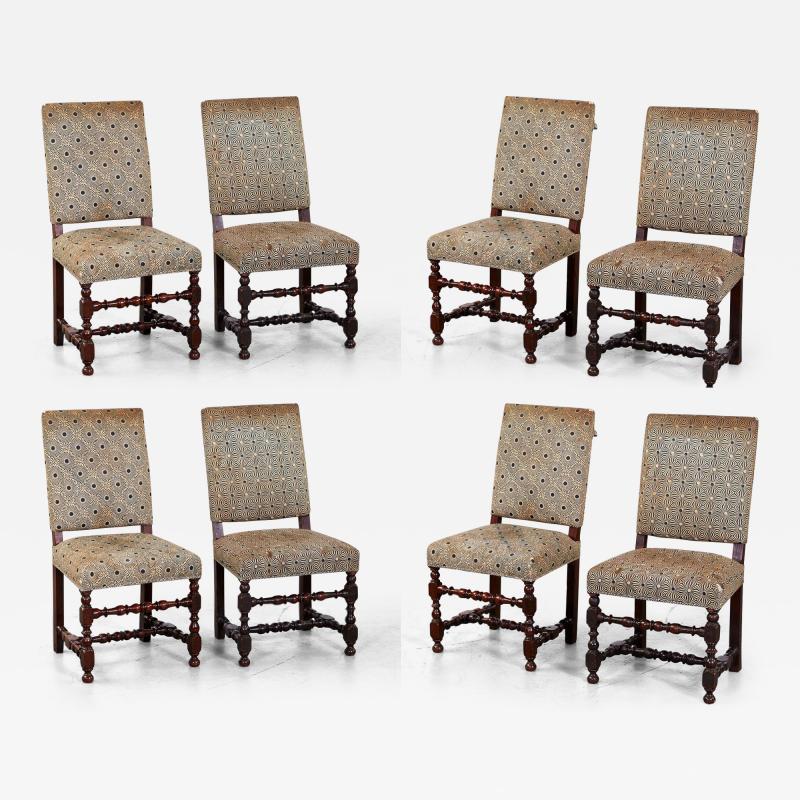 Set of Eight Baroque Chairs